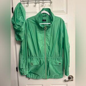 Paul & Shark Green Nylon Women’s Windbreaker